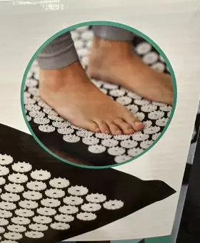 INV00840 NIZONI Neck Pain Relief Acupressure Mat Pillow Set #3