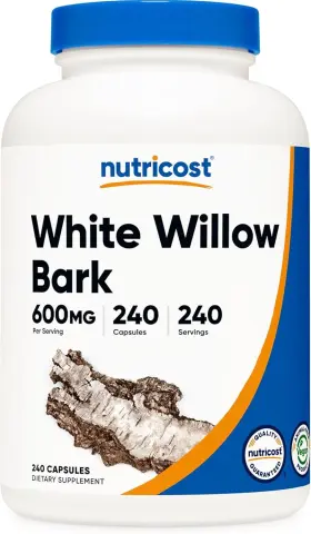 353101 NUTRICOST Willow Bark Capsules Vegetarian