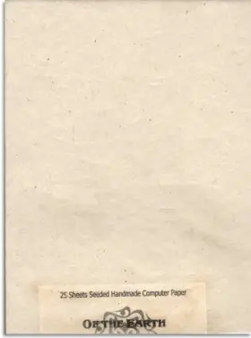 Of The Earth 696739424660 25 Seed Embedded Recycled Lotka Printer Paper