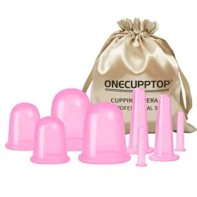 Onecupptop Tp03 Cupping Therapy Sets Silicone Anti Cellulite Cup Vacuum Suction Massage Cups