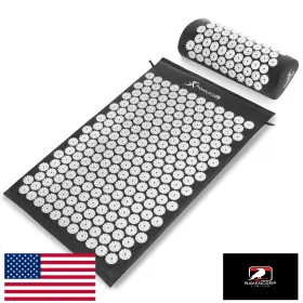Prosource B00i1qcpik Prosourcefit Acupressure Mat And Pillow Set For Back/neck Pain Relief Muscle