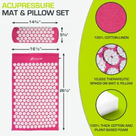 772259310994 PROSOURCEFIT Acupressure Mat Pillow Set Neck #2