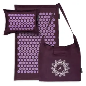 810244024362 PROSOURCEFIT Acupressure Mat Pillow Set Natural