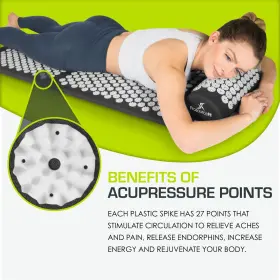 810244024959 PROSOURCEFIT Acupressure Mat Pillow Set Neck #3