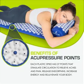 810244024973 PROSOURCEFIT Acupressure Mat Pillow Set Neck Mus #3