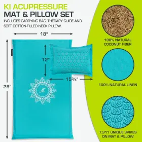 PS-1209-ACUKI-AA PROSOURCEFIT Acupressure Mat Pillow Set #3