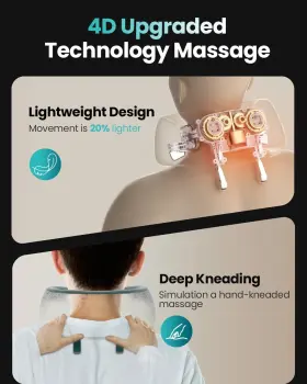 PB-N01 PUBOO Neck Massager Pillow Heat Tissue Shiatsu #2