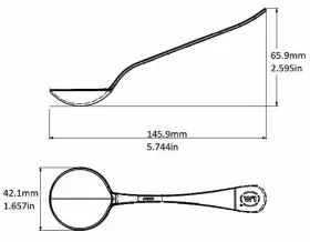 761571586323 RATTLEWARE Steel Cupping Spoon Bowl Sleek Design #3