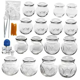 614251186484 RAUVOLFIA Acupoint Cupping Therapy Glass Set