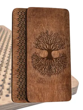 787976922443 RIZONE Wooden Yoga Board Acupressure Meditation