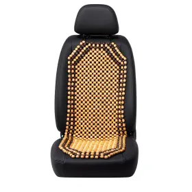 RCSC10018 ROAD COMFORTS Wood Beaded Seat Cover Massage