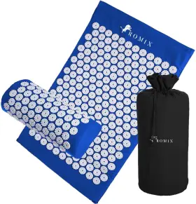 Romix 691024973458 Acupressure Mat And Pillow Set Acupuncture For Back Pain Neck Shoulder