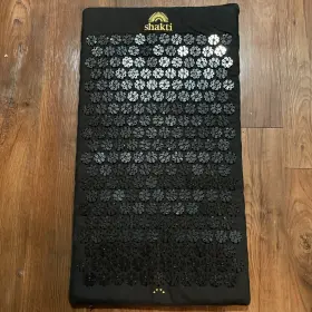 Shakti 726084280502 Premium Acupressure Mat Black Massage Muscles Aid Sleep Relaxation