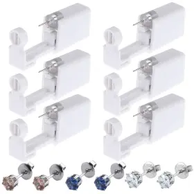 SY-106-6PCS SILMY Ear Piercing Pack Disposable Gun Studs Kit
