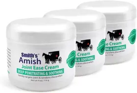 895393000733 SMITHS AMISH Jointease Cream Pack Jars Arnica