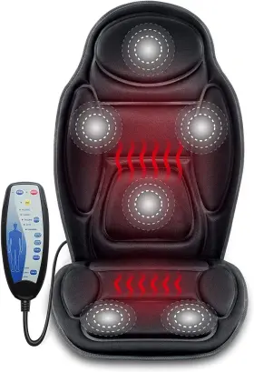 SL-262A SNAILAX Massage Seat Cushion Massager Heat Vibration