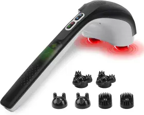 SL498 SNAILAX Cordless Handheld Massager Heat Fsa Hsa