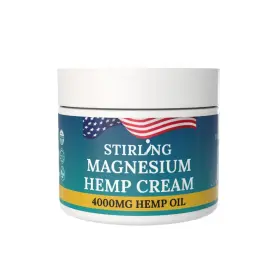 Stirling 850017536821 Magnesium Cream - 4000mg Hemp Oil And Arnica