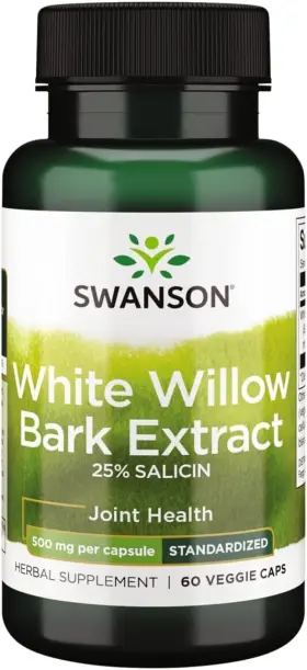 SWH226 SWANSON Maximum Willow Bark Extract Promotes Joint