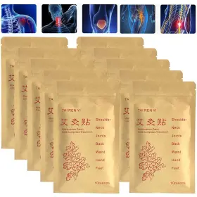 Tai Ren Yi B0b8ngdcvt 100pcs Moxibustion Patches Pure Nature Moxa Sticker Foot Pads Chinese