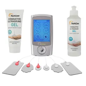 715450721664 TECHCARE MASSAGER Tens Unit Muscle Stimulator