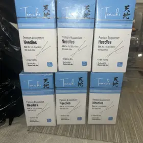 Tenchi 767461987164 6 100-piece Acupuncture Premium Needles Packs Size No. 3 0.20 X 40 Sterilized