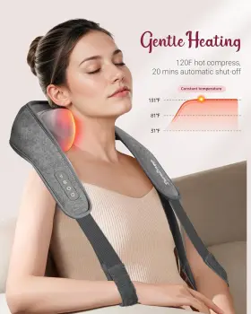 TZ-F812 THERAZZAGGE Neck Massager Heat Cordless Pain #3