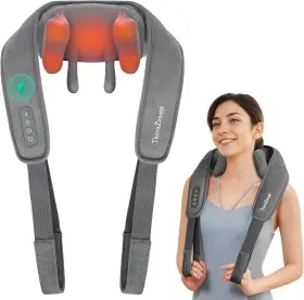 TZ-F812 THERAZZAGGE Neck Massager Heat Cordless Pain