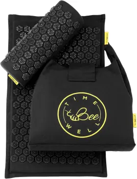 313103158111 TIMEBEEWELL Acupressure Mat Pillow Set Neck Pain