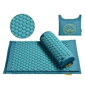 790492620878 TIMEBEEWELL Eco Neck Pain Acupressure Mat Pillow