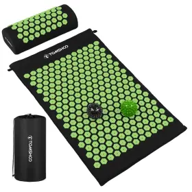 CAY7590 TOMSHOO Acupressure Set Mat Pillow Massage Balls