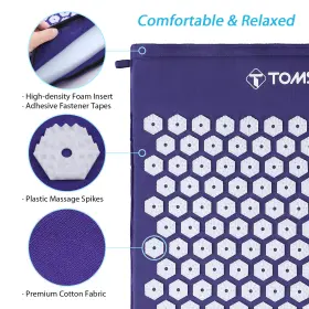 VQU2844462130629QE TOMSHOO Acupressure Mat Set Pillow Massage #3