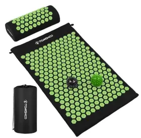 Y7590 TOMSHOO Acupressure Set Mat Pillow Massage Balls
