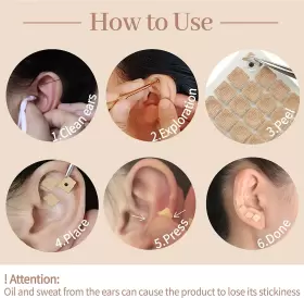 1200EARACUPUNCTURE TOPHLD Ear Seeds Acupuncture Press Kit #3 1200EARACUPUNCTURE TOPHLD Ear Seeds Acupuncture Press Kit #3