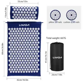 DT10ZD1S000 TOPNEW Body Massager Cushion Mat Relieve Yoga Pad