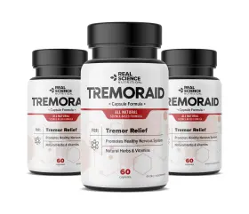 Tremoraid Vt0001 3 Essential Tremor Relief Supplements 60 Caps Count Pack Of 3