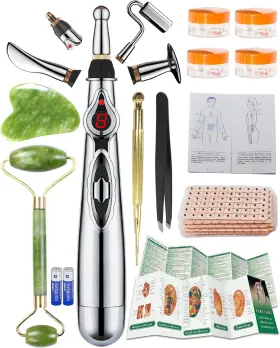 313043915966 SET Acupuncture Pen Gua Sha Tool Ear