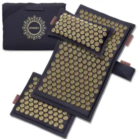 197644034871 UNMERA Acupressure Mat Pillow Set Natural Linen