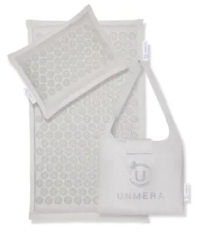 705114666158 UNMERA Acupressure Mat Pillow Set Natural Eco