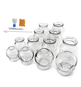 KT00092 USAMJ Glass Cupping Set Professionals Cups