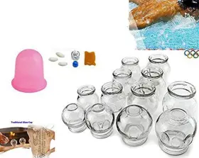 445001752788 MEDICAL Glass Cupping Therapy Set