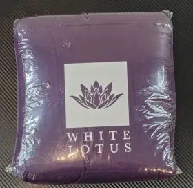 White Lotus Pr18 Memory Foam Acupressure Pillow Purple