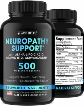 691027227411 WISEHELP Neuropathy Natural Nerve Discomfort