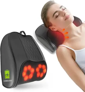 QL-M01 WIVIKAZ Neck Massager Heat Cordless Rechargeable