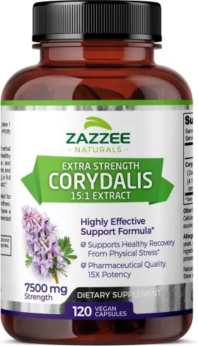 702511105136 ZAZZEE Corydalis Extract Vegan
