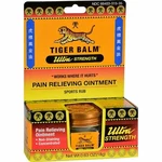 Tiger Balm Ultra Strength Pain Relieving Ointment Sports Rub 0.63oz Pack Of 2. Fixed Price $17.68.