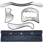 Gyx Coele 4 In 1 Stainless Steel Gua Sha Muscle Scraper Tool, Professional Ia.... Fixed Price $52.18.