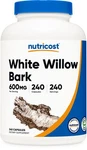 Nutricost White Willow Bark 600mg, 240 Capsules - Standardized To 15% Salicin. Fixed Price $17.95.
