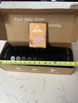 Shakti Acupressure Pillow Black W/ Original Box Relaxation Neck Support. Fixed Price $43.99.