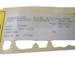 Emirel Emi-102b Module (as Pictured) Unmp. Fixed Price $300.00.